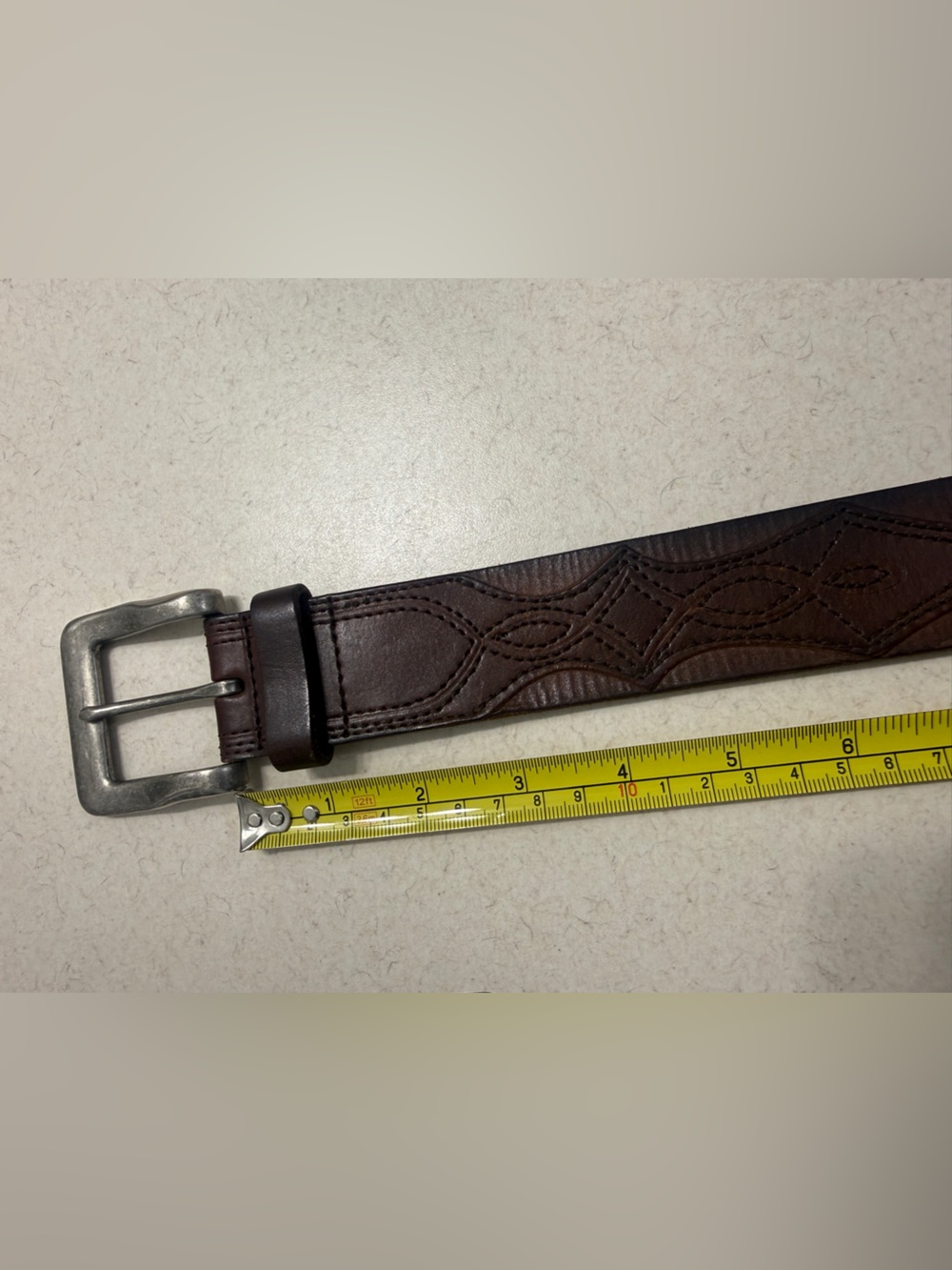 Full Grain Leather Brown Belt Strap